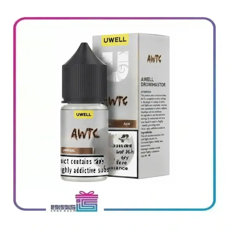 سالت یوول طعم تنباکو قهوه فندوق حجم 30 میلی لیتر UWELL SALT 30 MIL